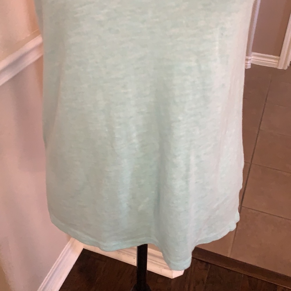 Aeropostale light turquoise tank top - Picture 7 of 17
